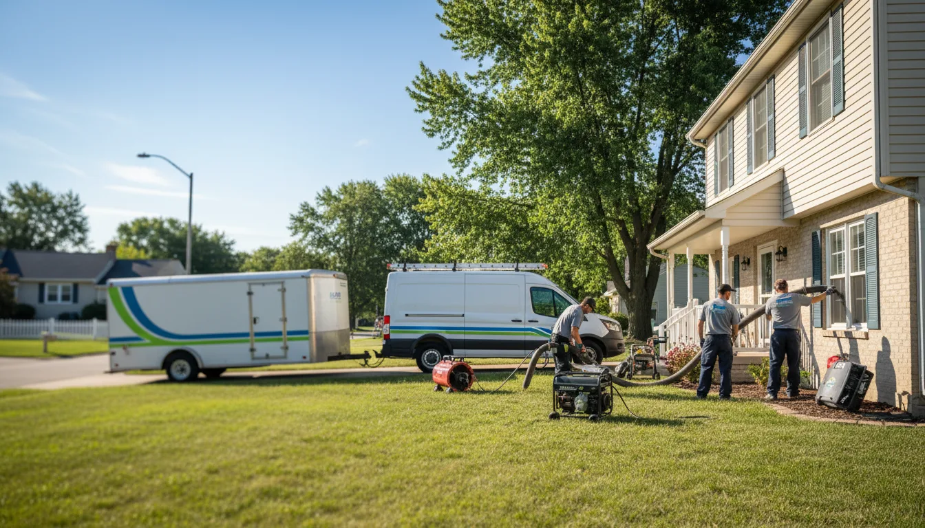 Flooded Basement Restoration And Cleanup With Repair in Lyons, IN near me